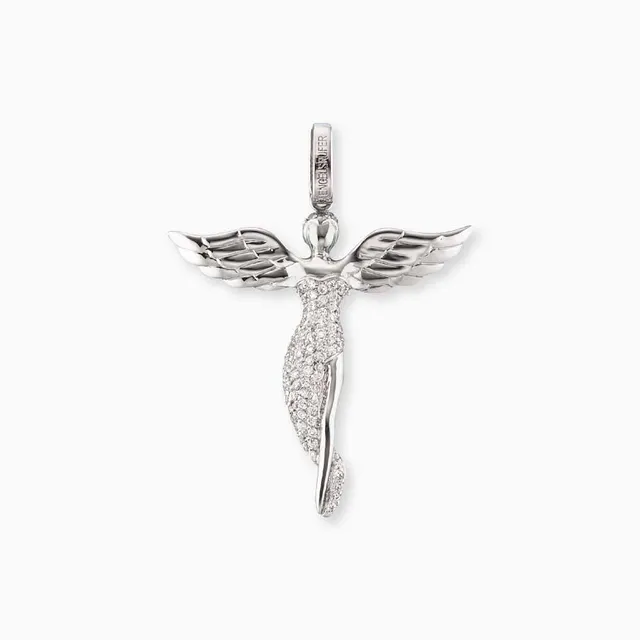 Engelsrufer Ciondolo Angelo Argento 925 Zirconi S M