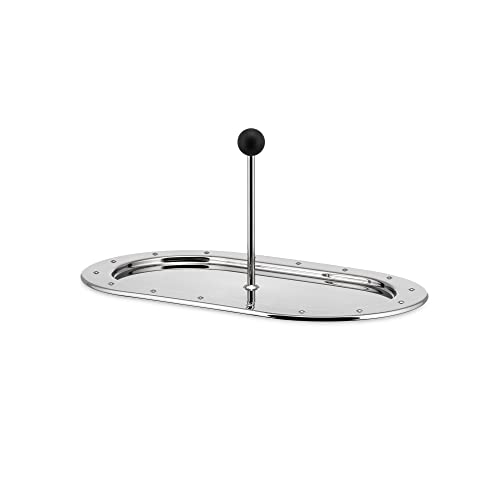 Alessi MG34 Graves Vassoio Acciaio Rettangolare 29 cm
