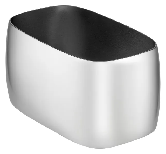 Alessi Bibo VS07 contenitore bustine tè zucchero acciaio