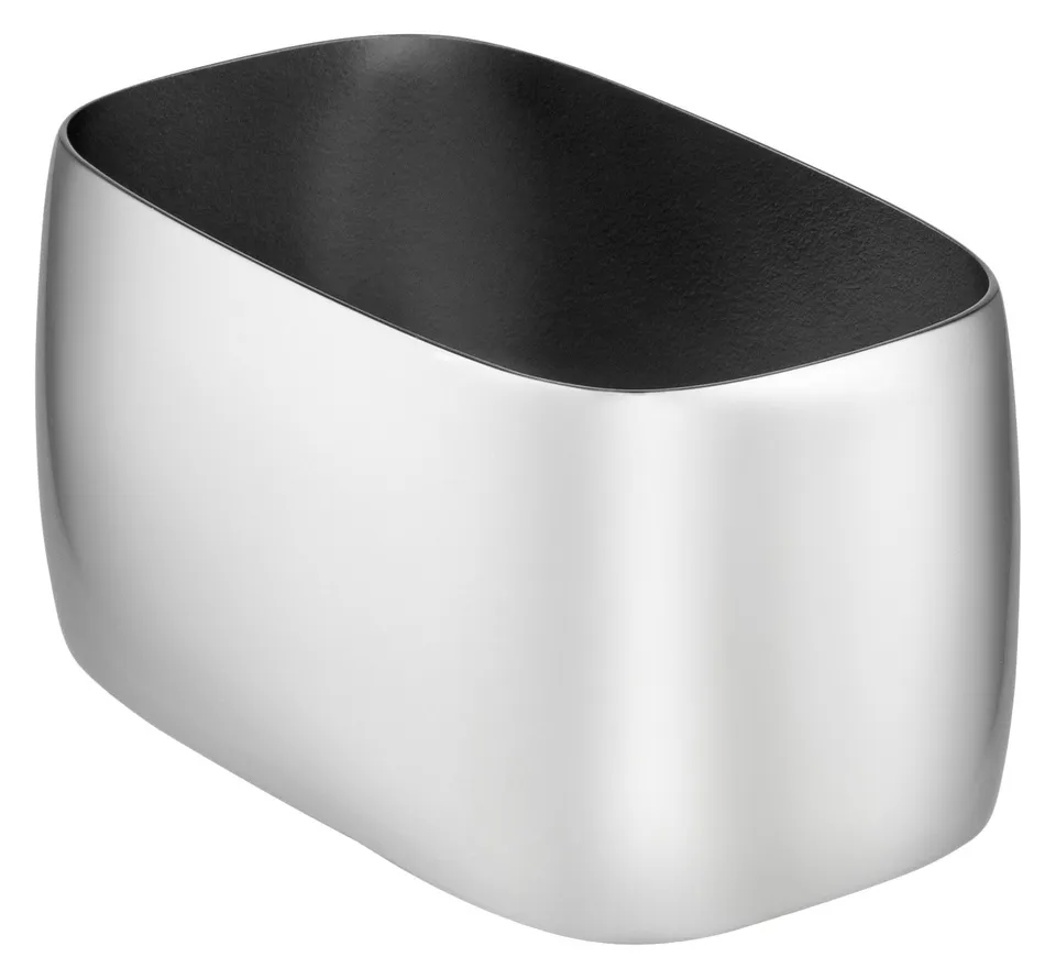 Alessi Bibo VS07 contenitore bustine tè zucchero acciaio