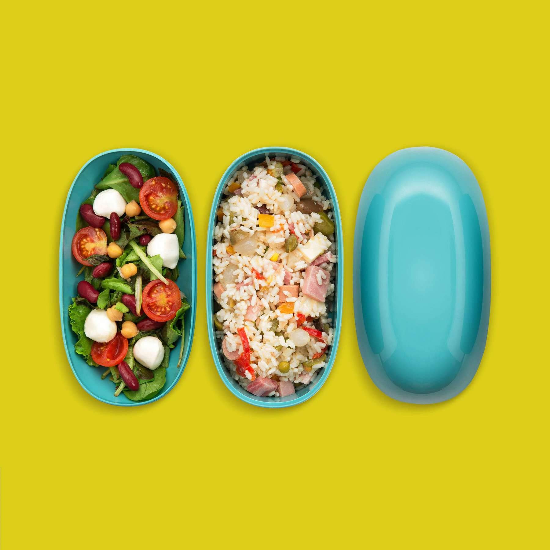Alessi Food à Porter SA02 R Lunch Box 3 Scomparti Rosso