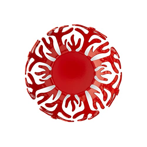 Alessi Mediterraneo ESI01/21 Fruttiera Acciaio Rossa