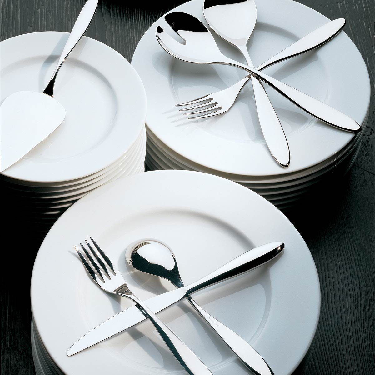 Alessi Mami SG38/11 Cucchiaio Servizio Acciaio 24,5 cm