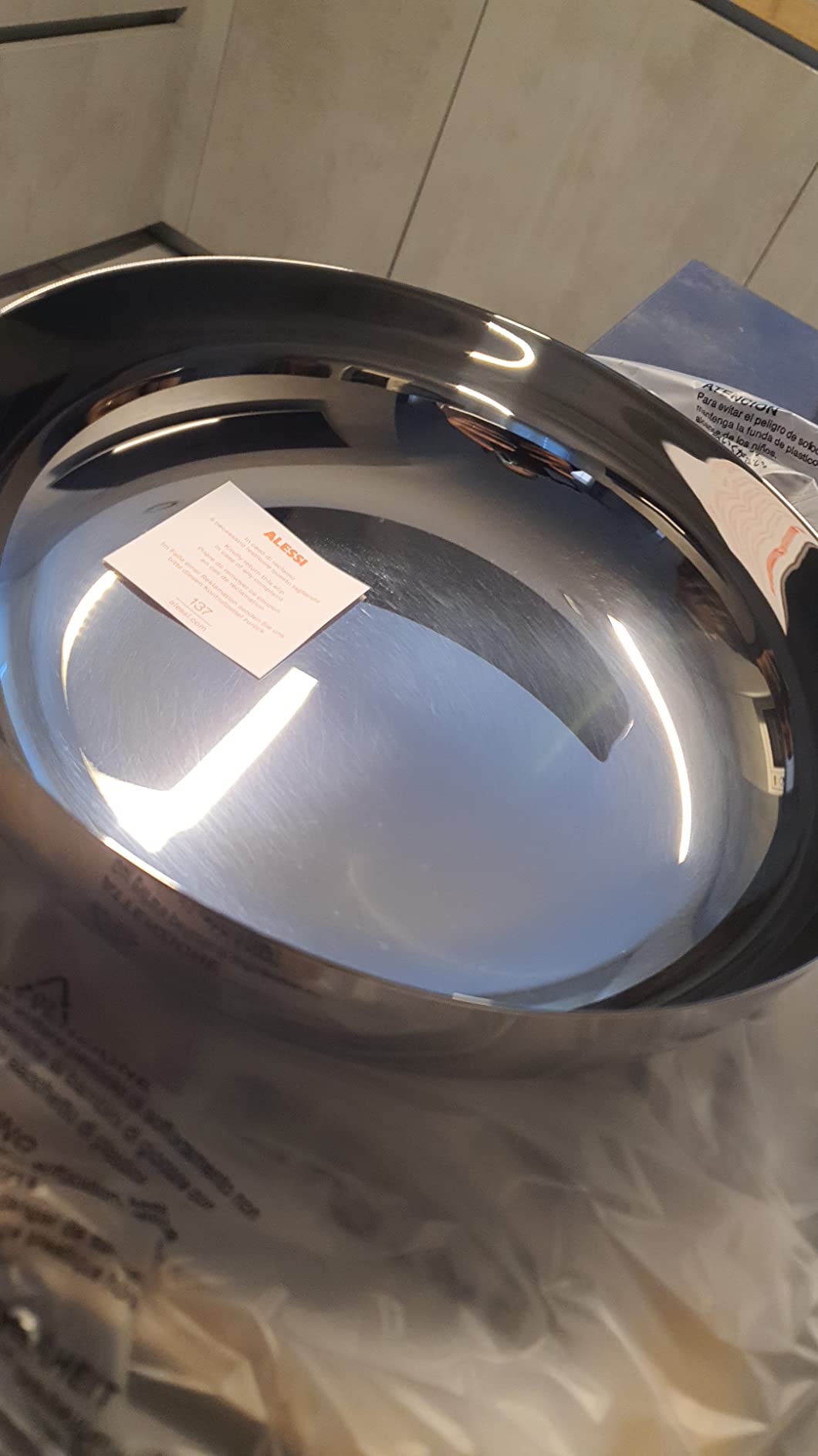 Alessi JM15/29 insalatiera acciaio lucido 29 cm