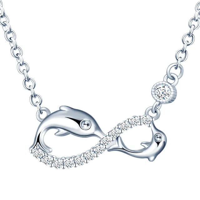 INFINIONLY Fashion Necklaces collana infinito argento 925