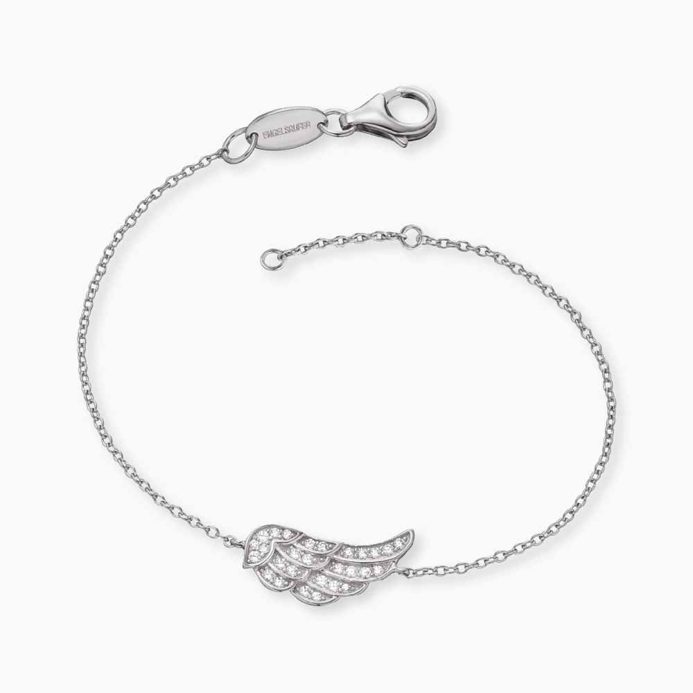 Engelsrufer Armbänder Flügel bracciale argento zirconia