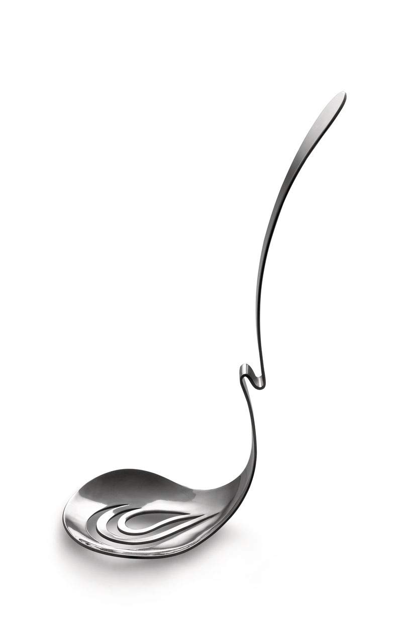 Alessi Nunziatella ESI24 mestolo forato mozzarella acciaio