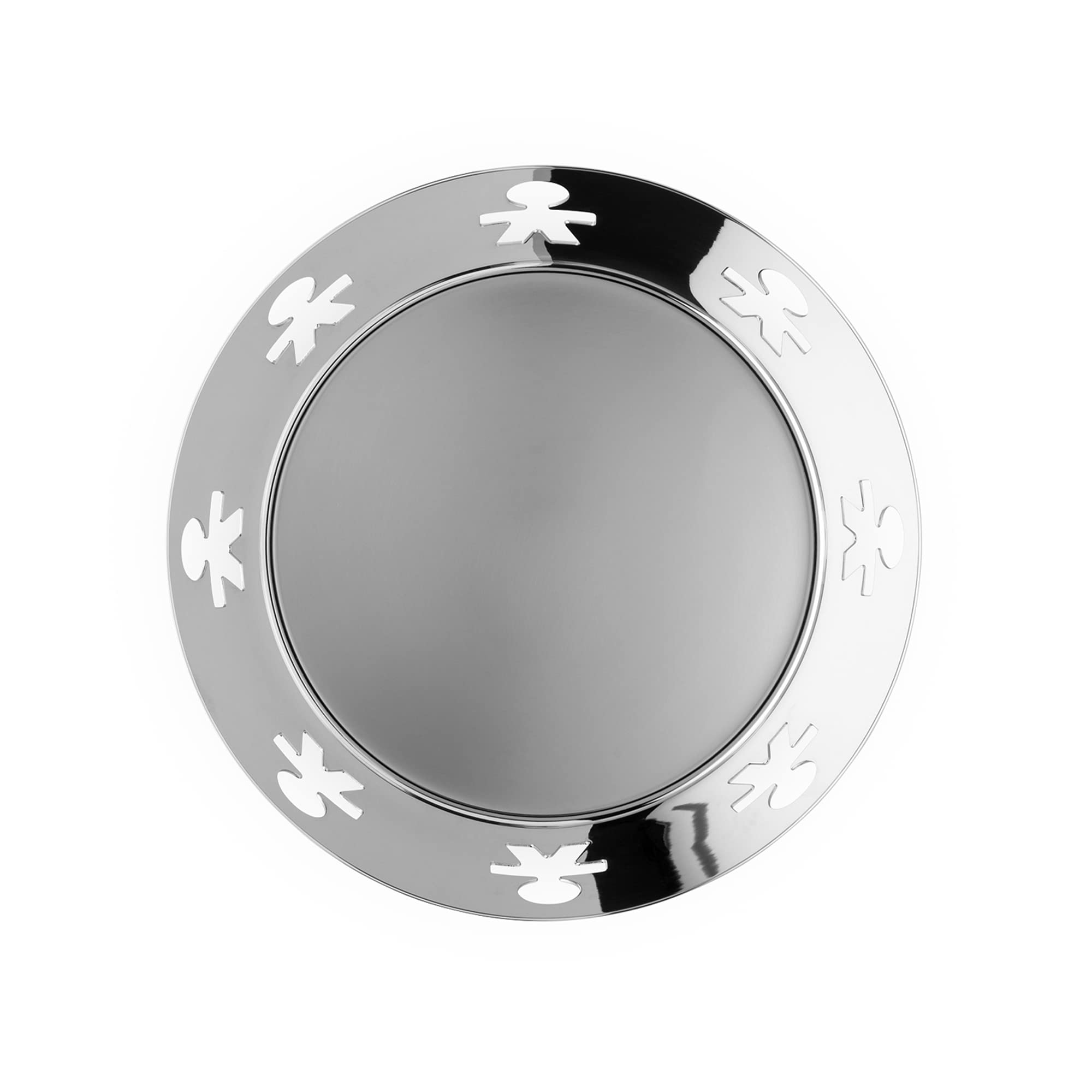 Alessi Girotondo AKK03 Cestino Acciaio Bordo Traforato 18cm