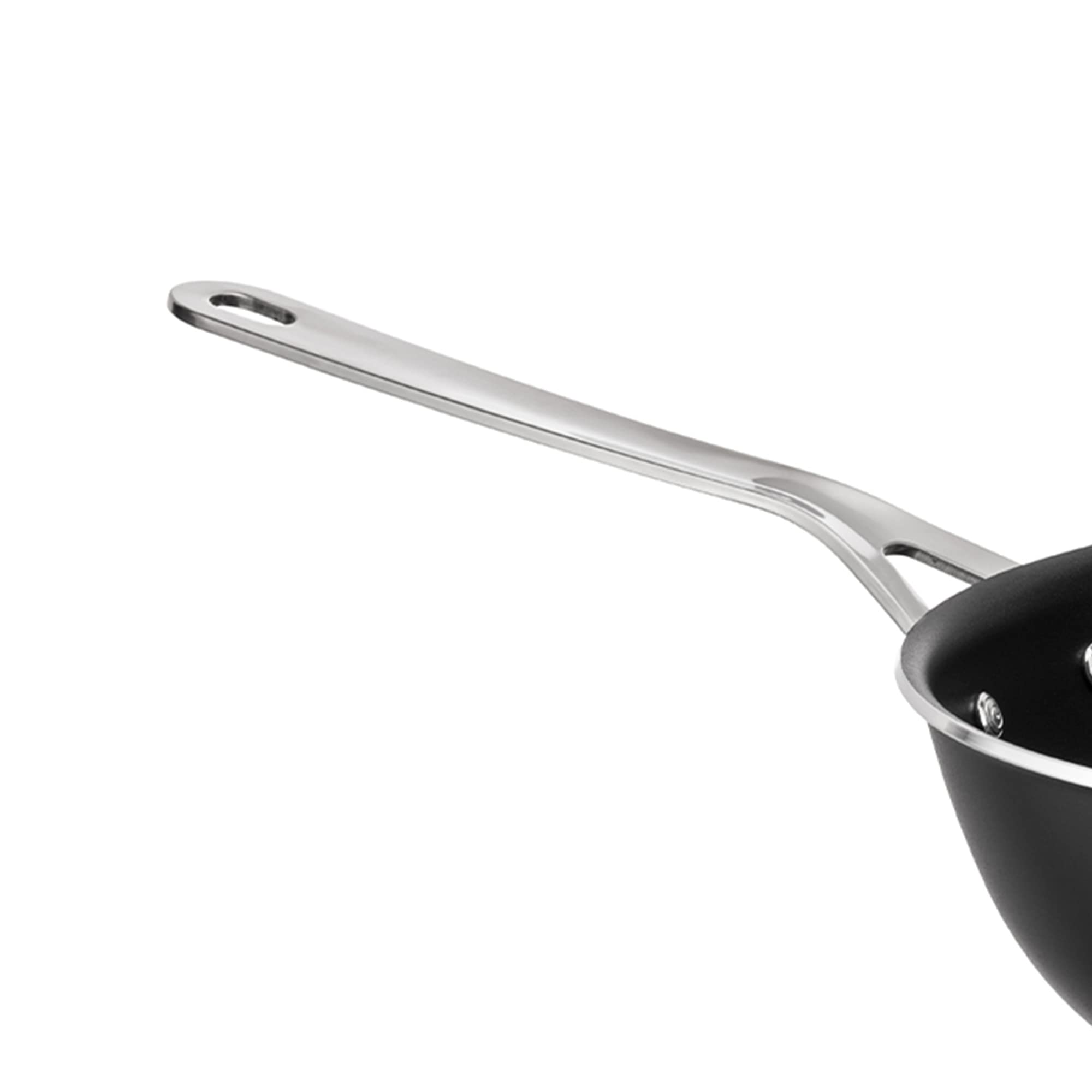 Alessi Pots&Pans Padella Alta 28 cm Nera Induzione