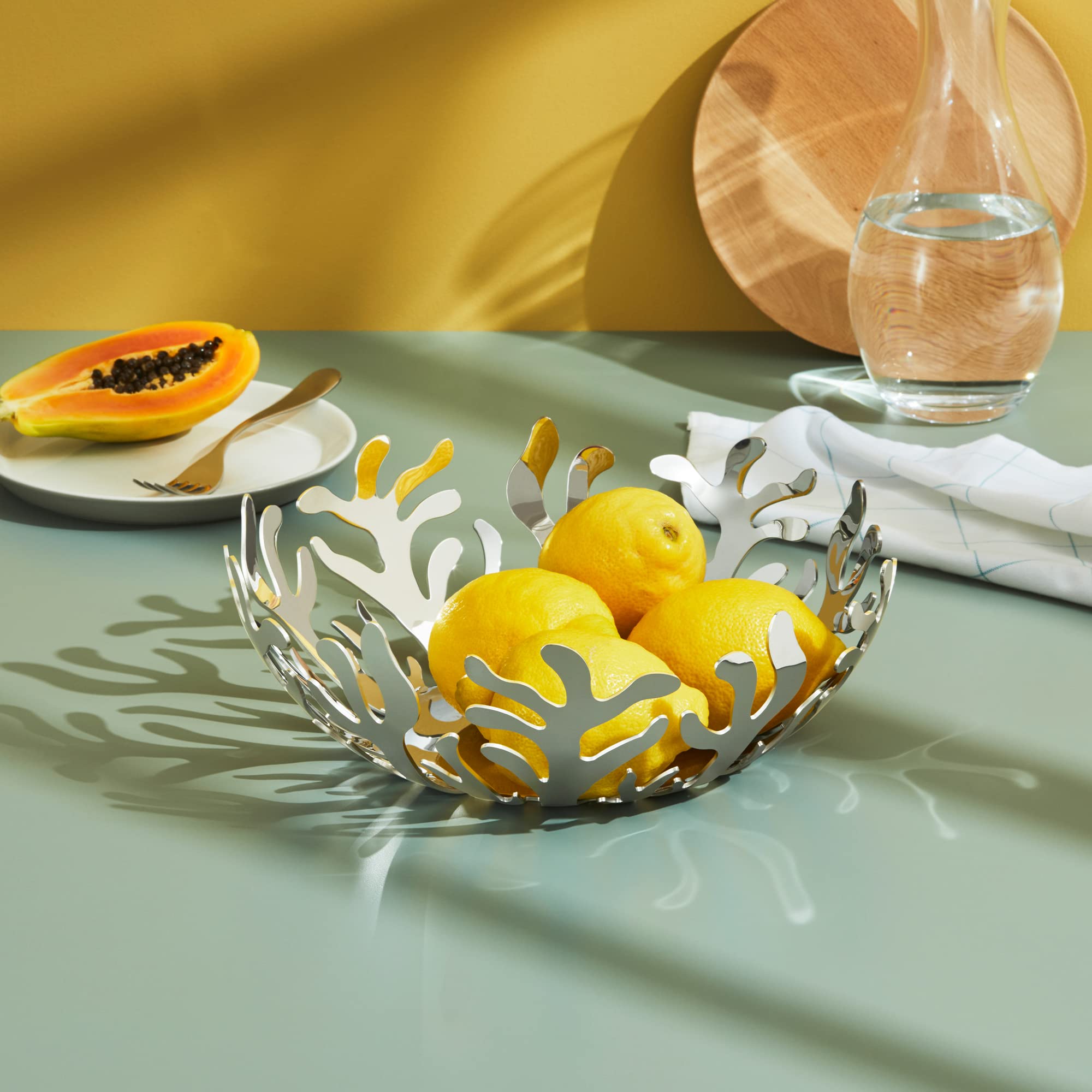 Alessi Mediterraneo ESI01/29 fruttiera acciaio 29 cm