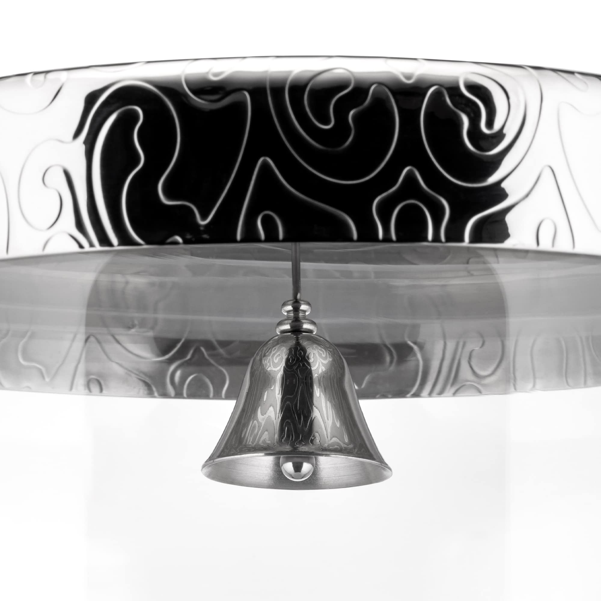 Alessi Dressed MW29 Biscottiera Vetro 3 L Acciaio Campanella