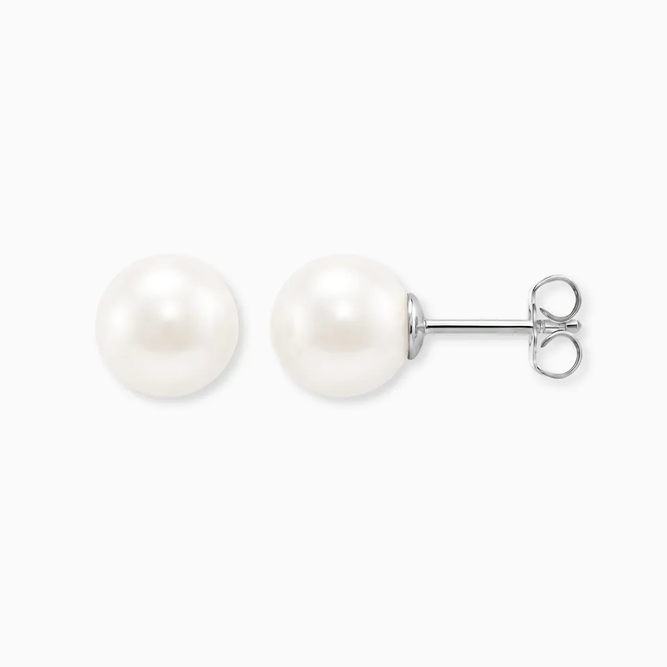 Engelsrufer orecchini lobo perla acqua dolce argento 925