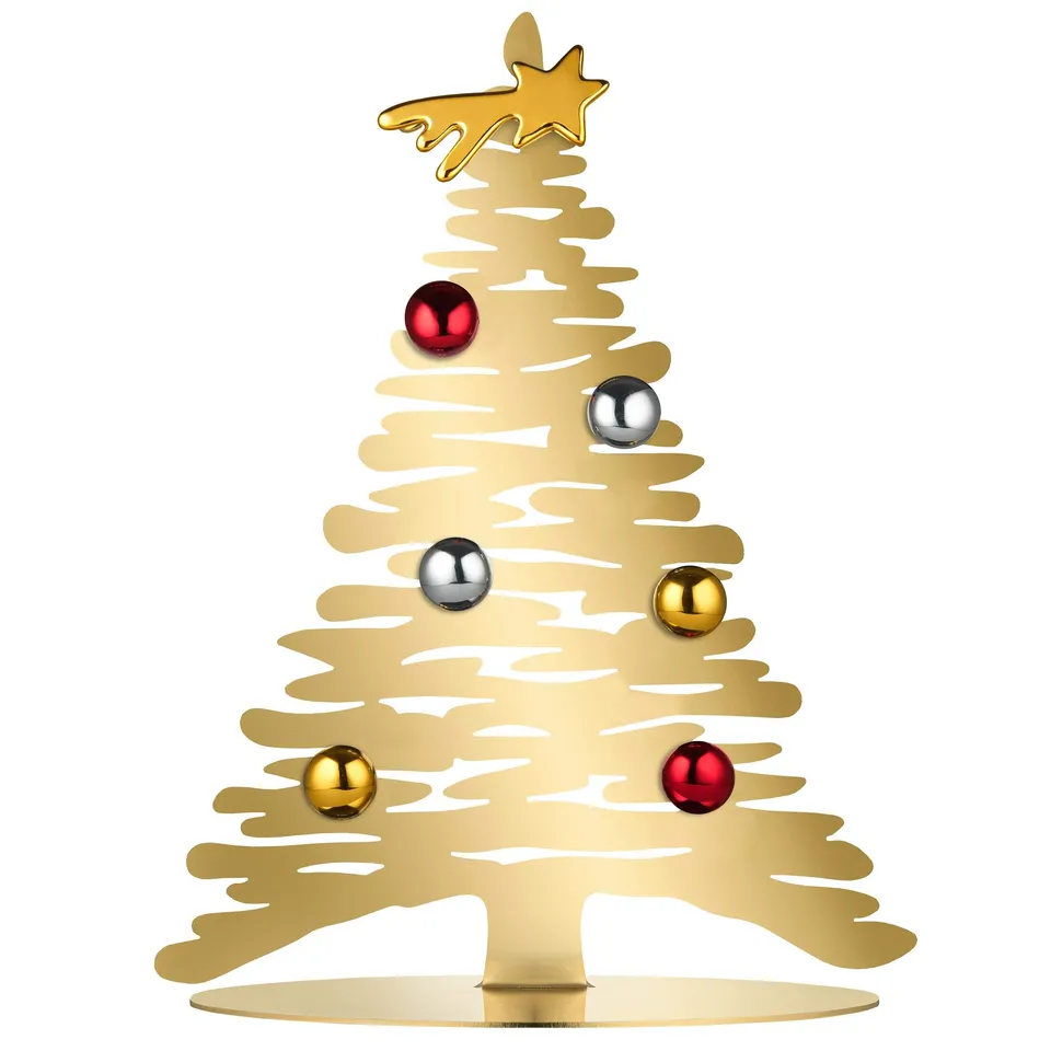 Alessi Bark for Christmas BG06/30 Decorazione Oro Acciaio