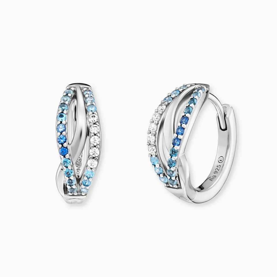 Engelsrufer Orecchini Cerchio Argento 925 Infinity Multicolor