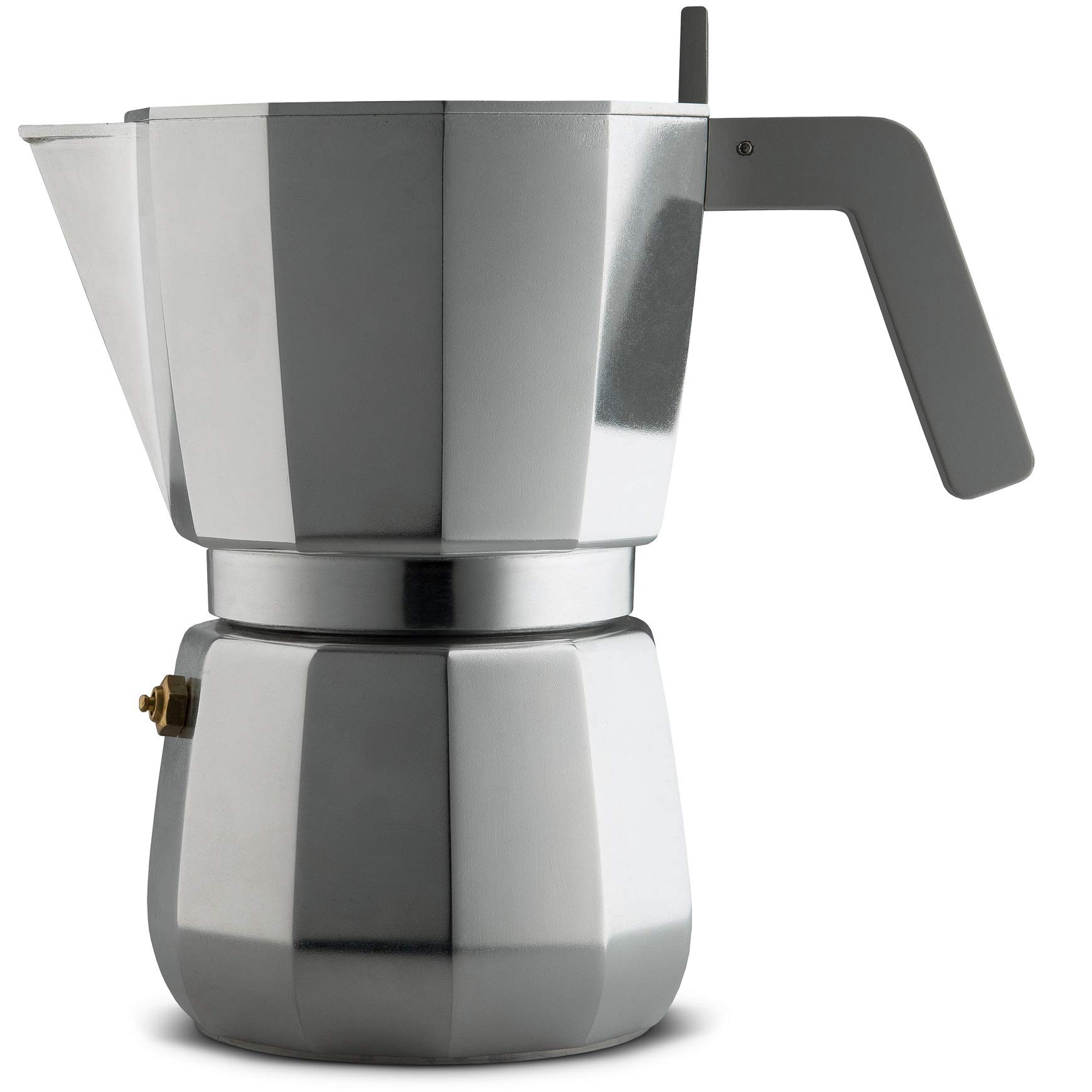 Alessi Moka DC06/9 FM caffettiera 9 tazze alluminio