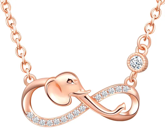 INFINIONLY Fashion Necklaces collana argento 925 fiore perla