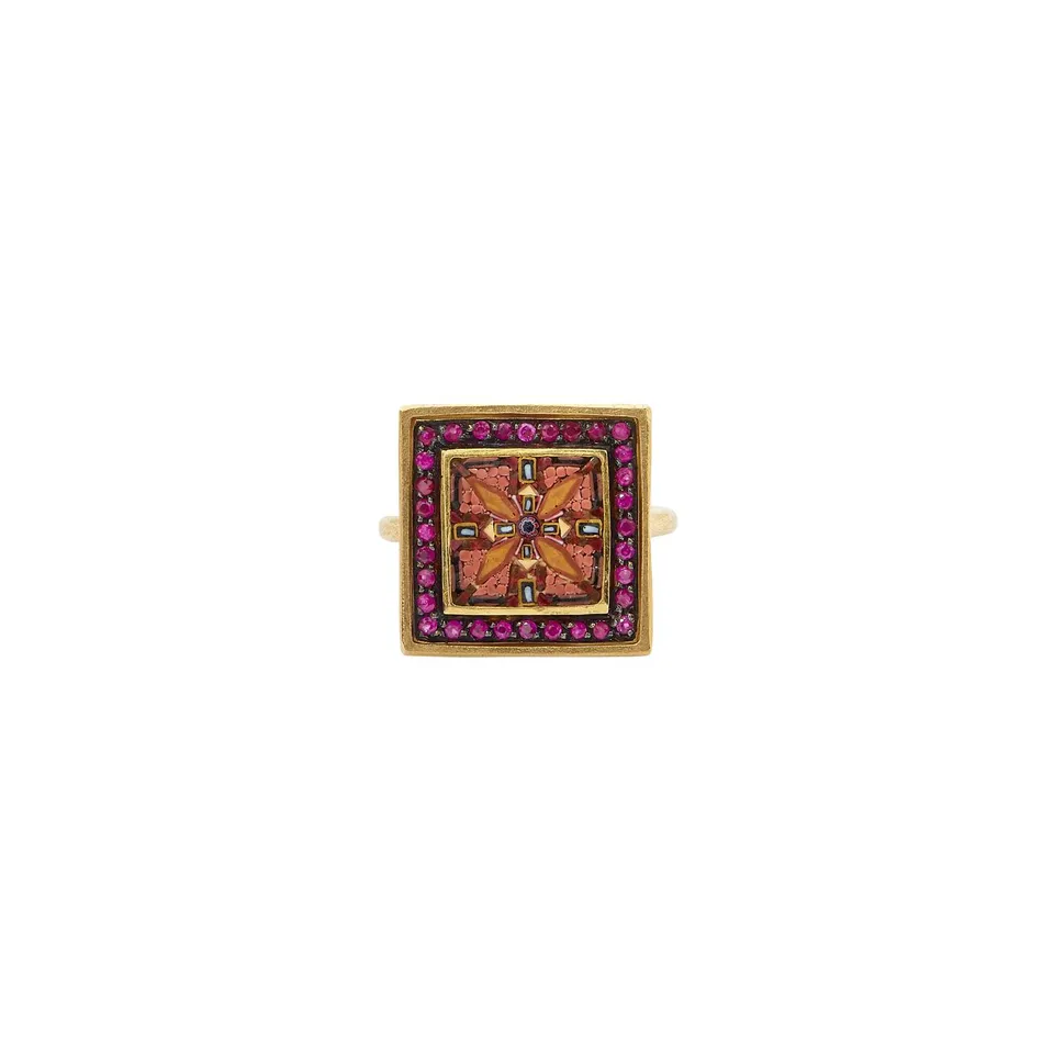Le Sibille Anelli Persepolis Ring anello oro rubini