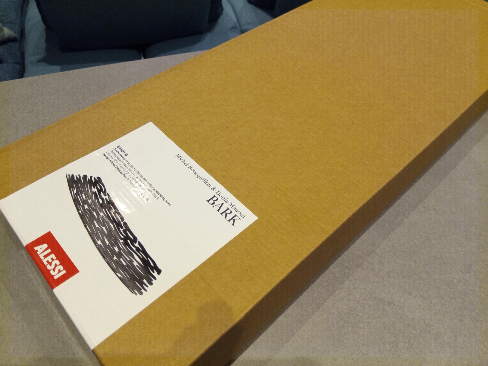 Alessi Bark BM01 centrotavola lucido acciaio inox 18/10