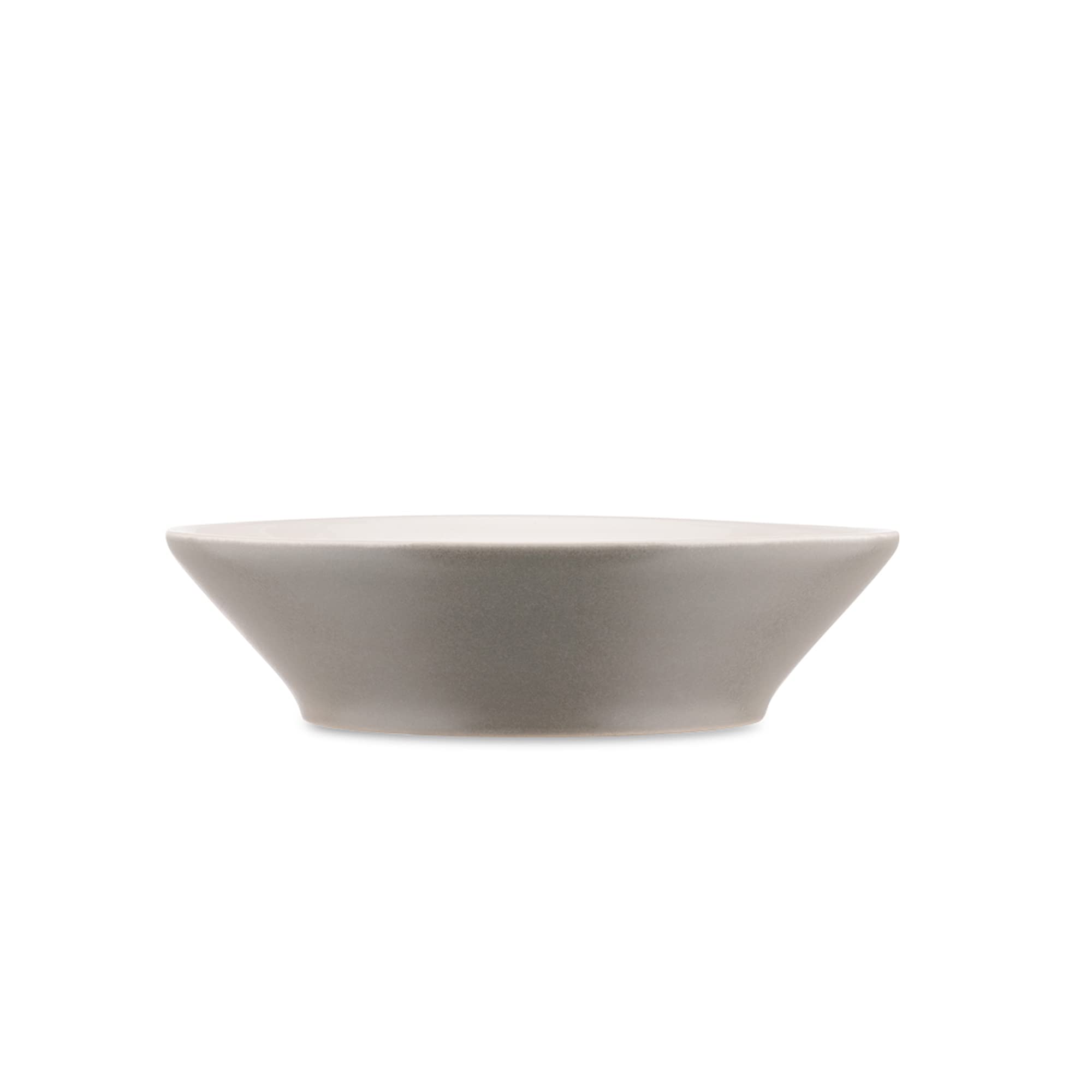 Alessi Tonale DC03/2 Piatti Fondi Ceramica Grigi Set 4