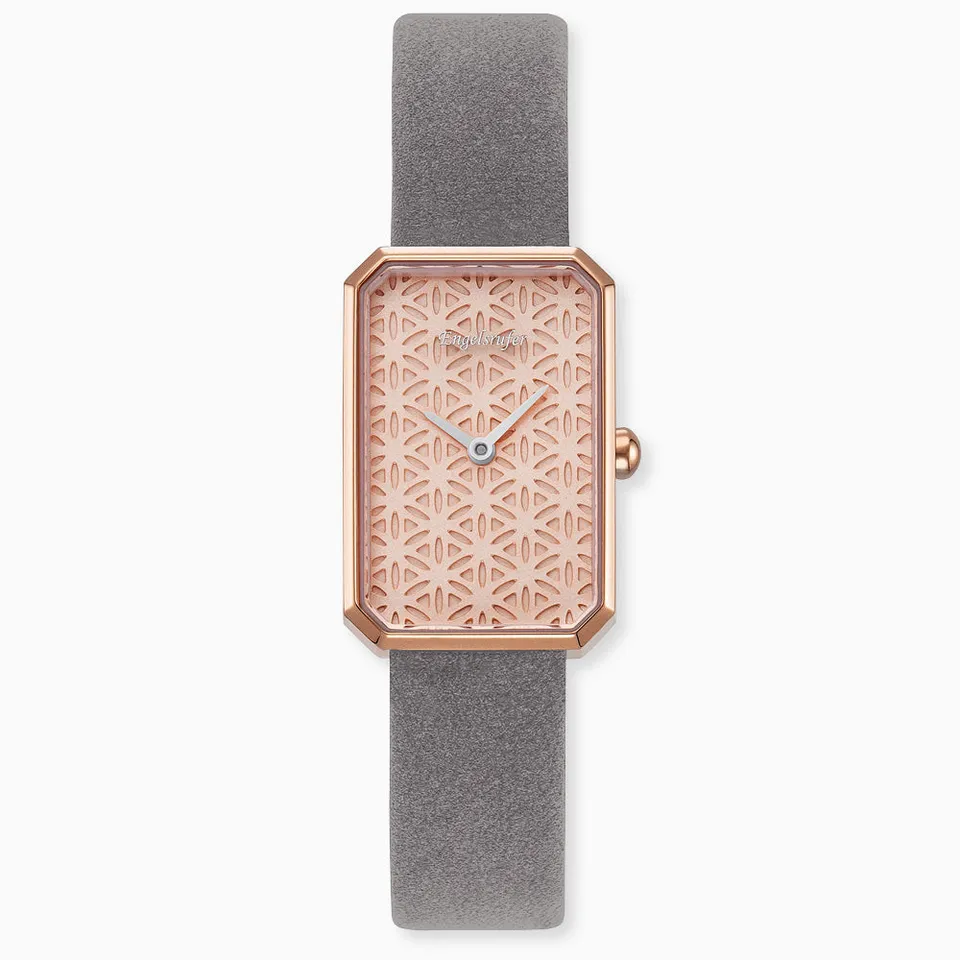 Engelsrufer Uhren orologio donna fiore vita cinturino grigio