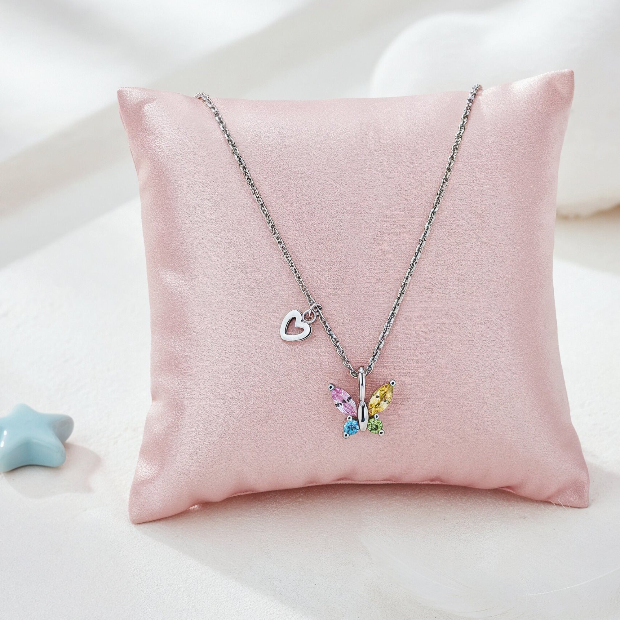 Engelsrufer Kinder Schmetterling collana bambina farfalla multicolor