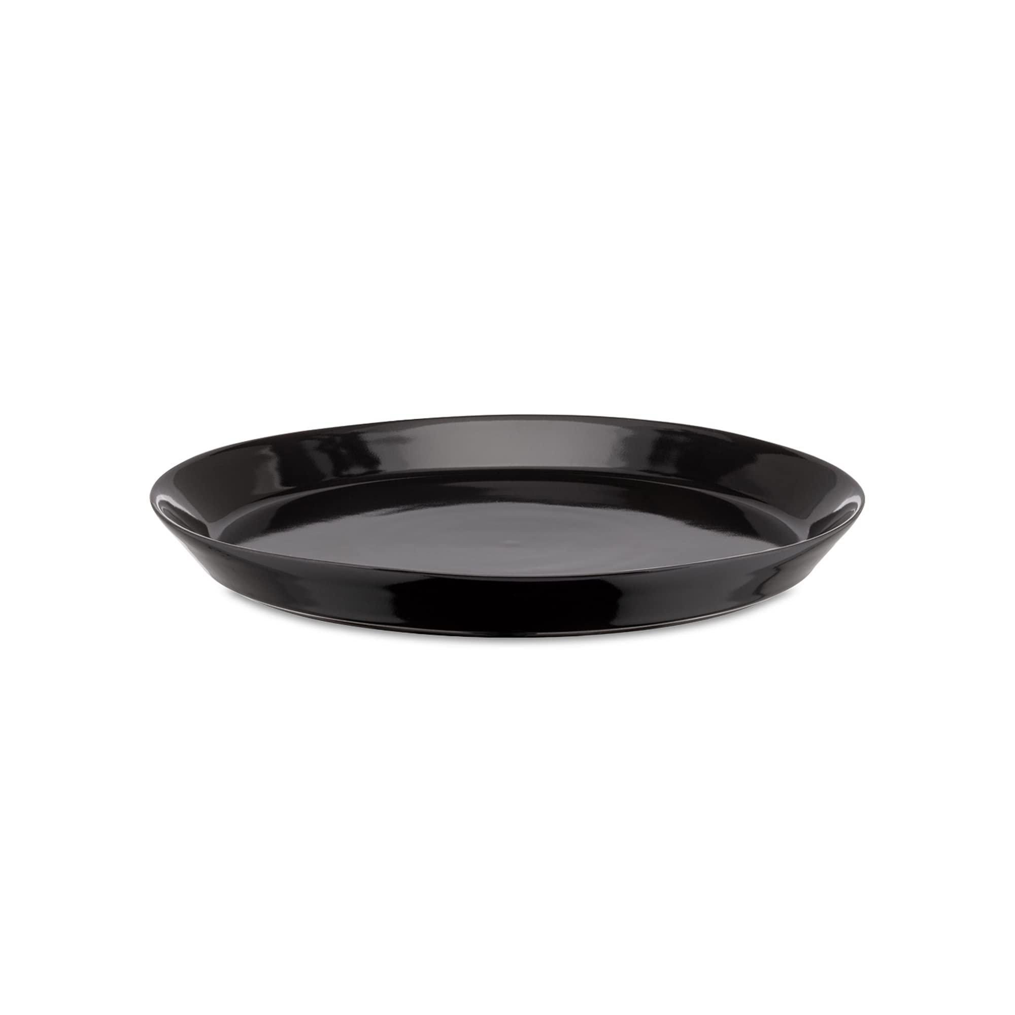 Alessi Tonale DC03/1 B piatto piano gres nero set 4
