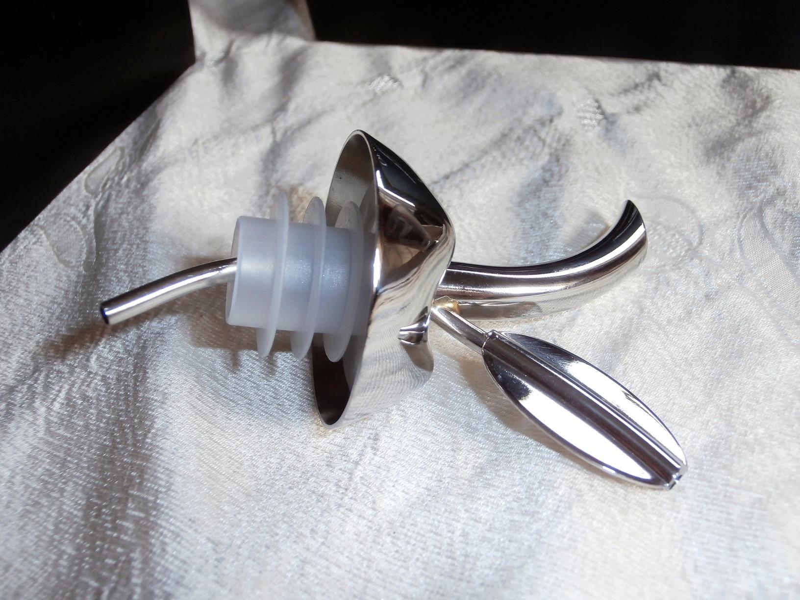 Alessi Fior d'Olio MSA32 tappo versatore acciaio con degustatore