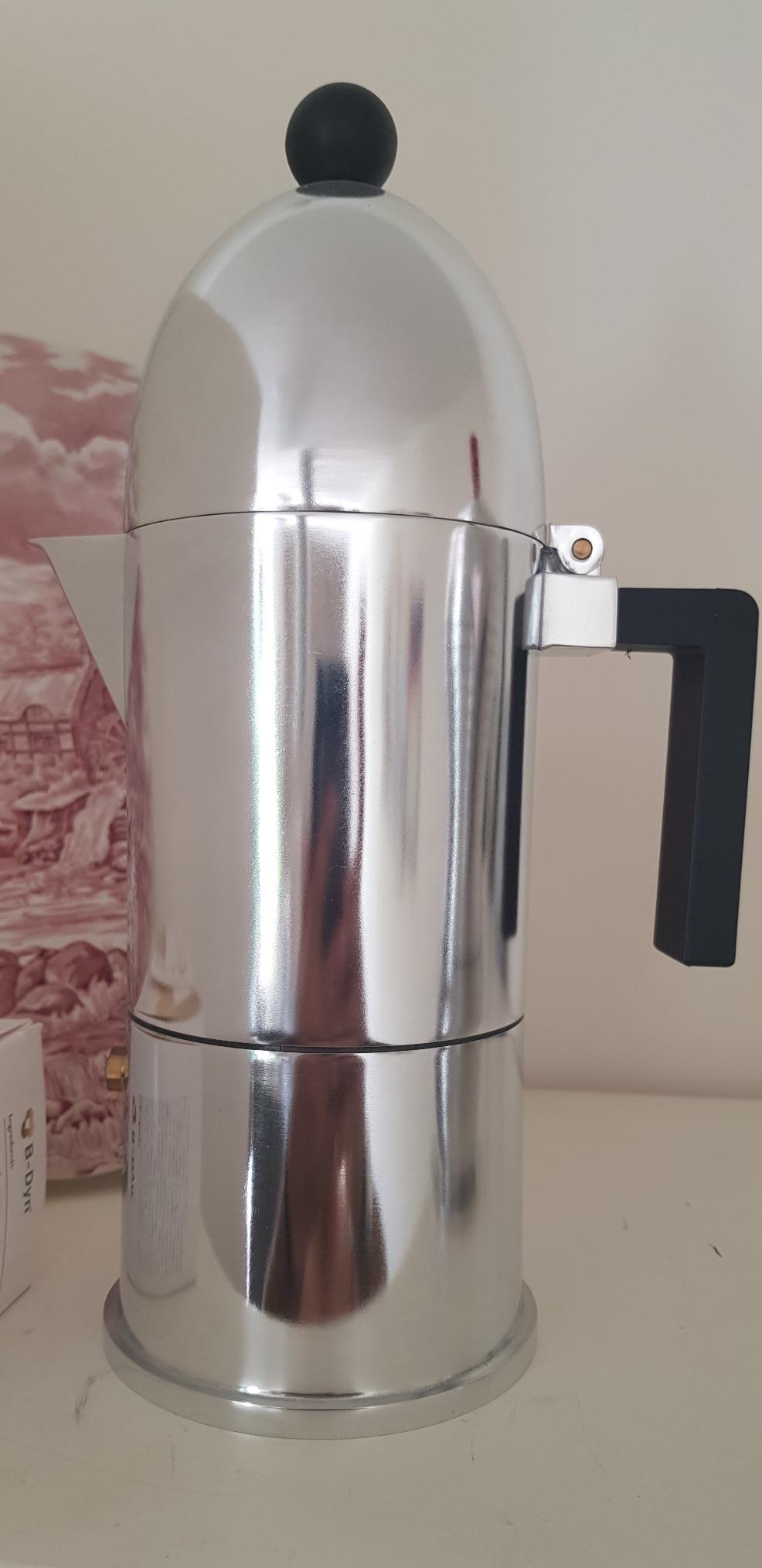 Alessi La Cupola A9095/3 moka 3 tazze alluminio