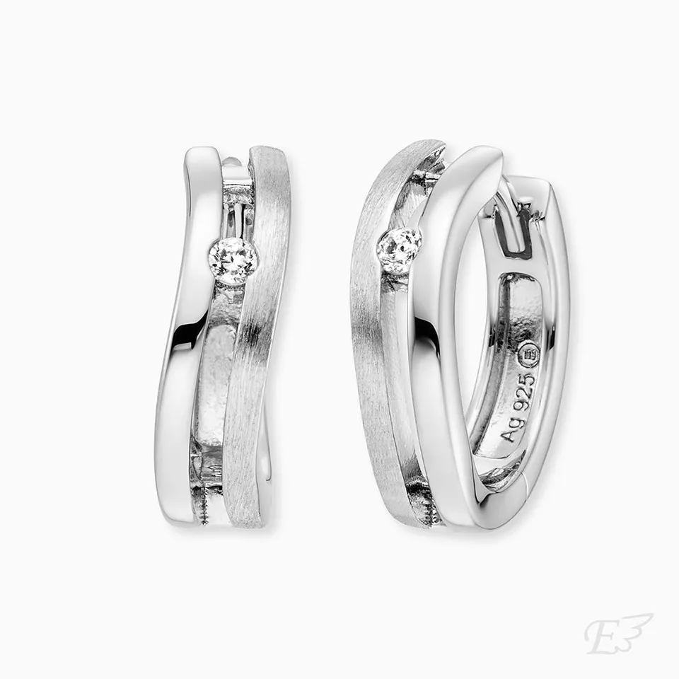 Engelsrufer Ella creole orecchini argento 925 zirconi