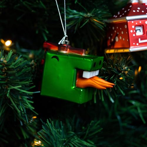 Alessi Cubodrago GJ02 12 pallina Natale vetro drago