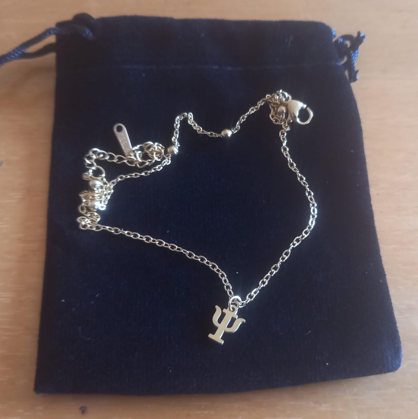 EUEAVAN bracciale Psi argento psicologia psicologo