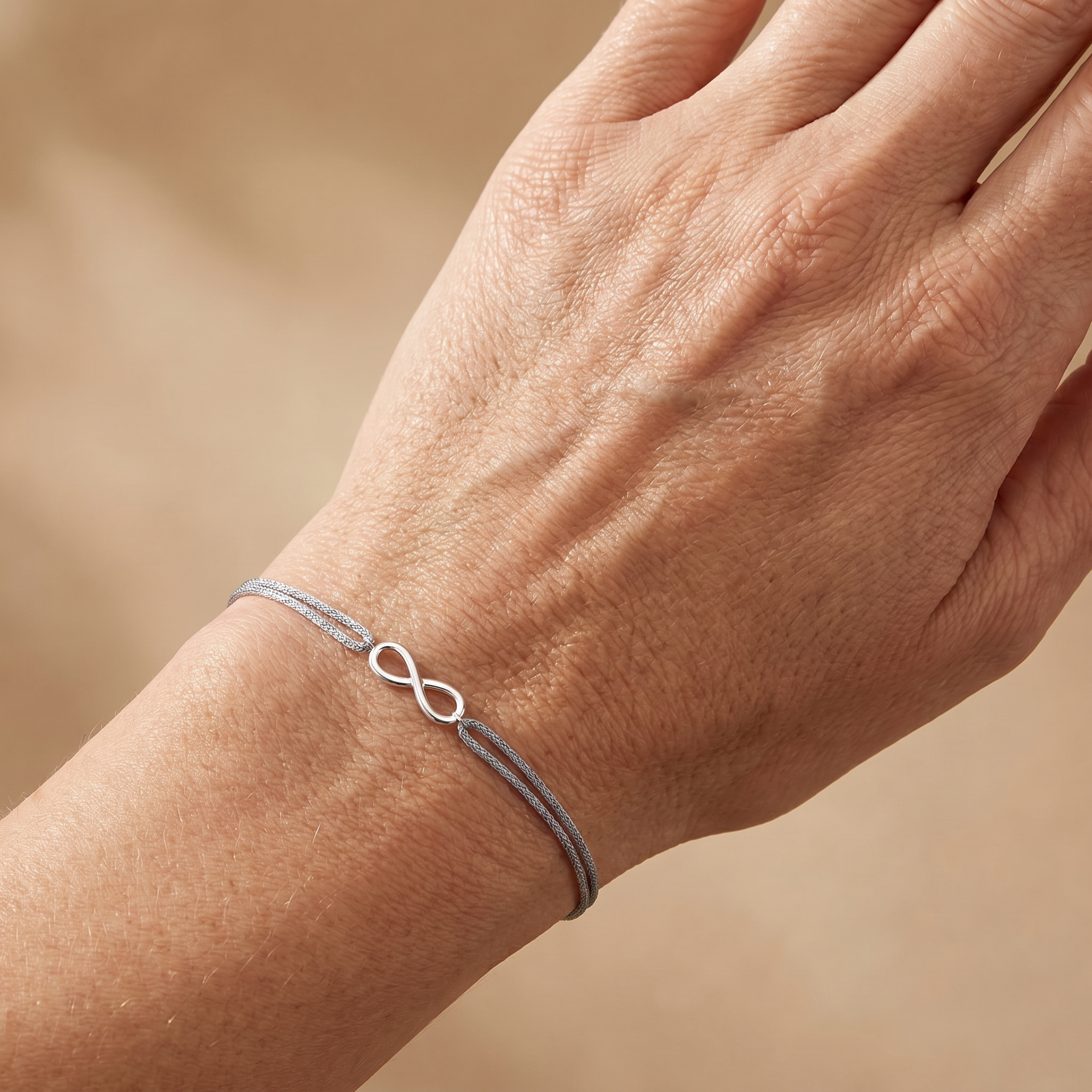 Engelsrufer Bracciale Nylon Argento 925 Infinity