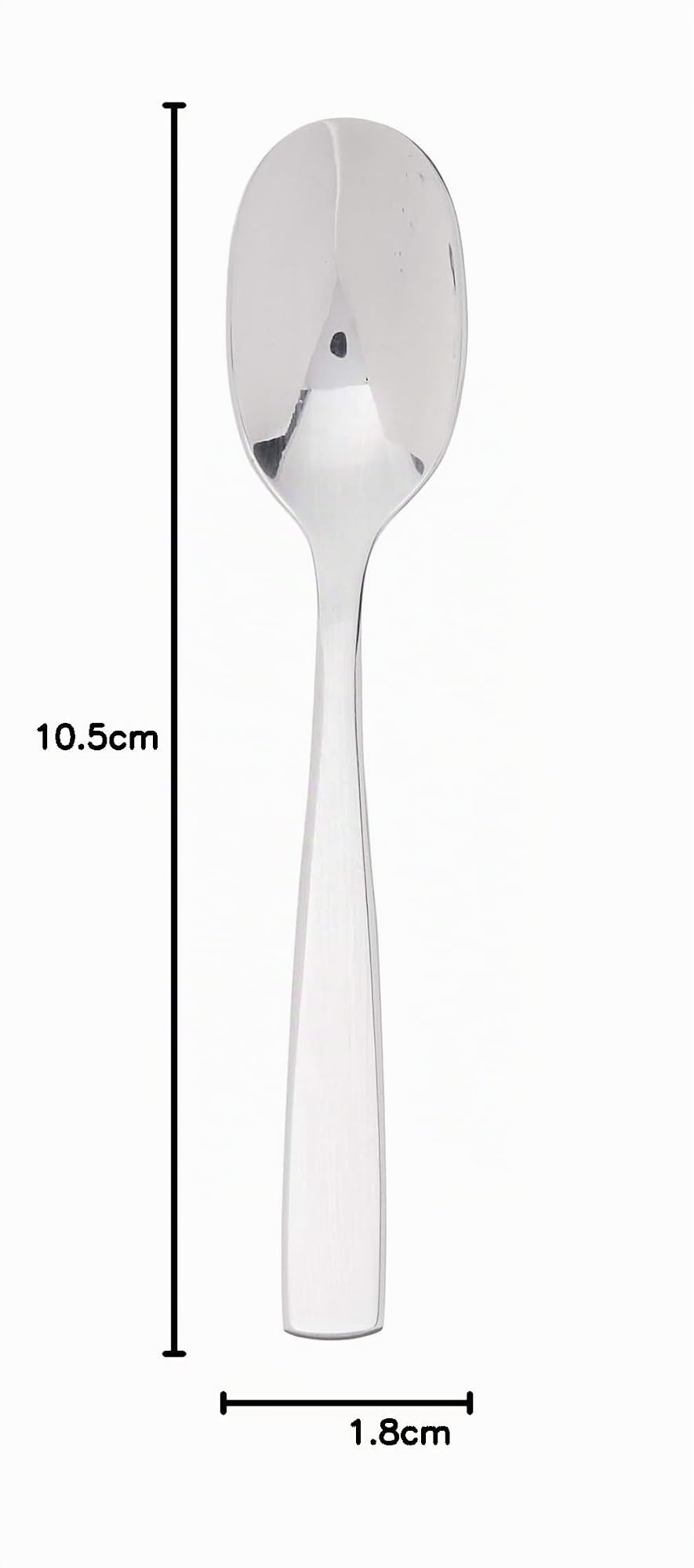 Alessi AJM22/9 set 6 cucchiaini moka acciaio 10,5 cm
