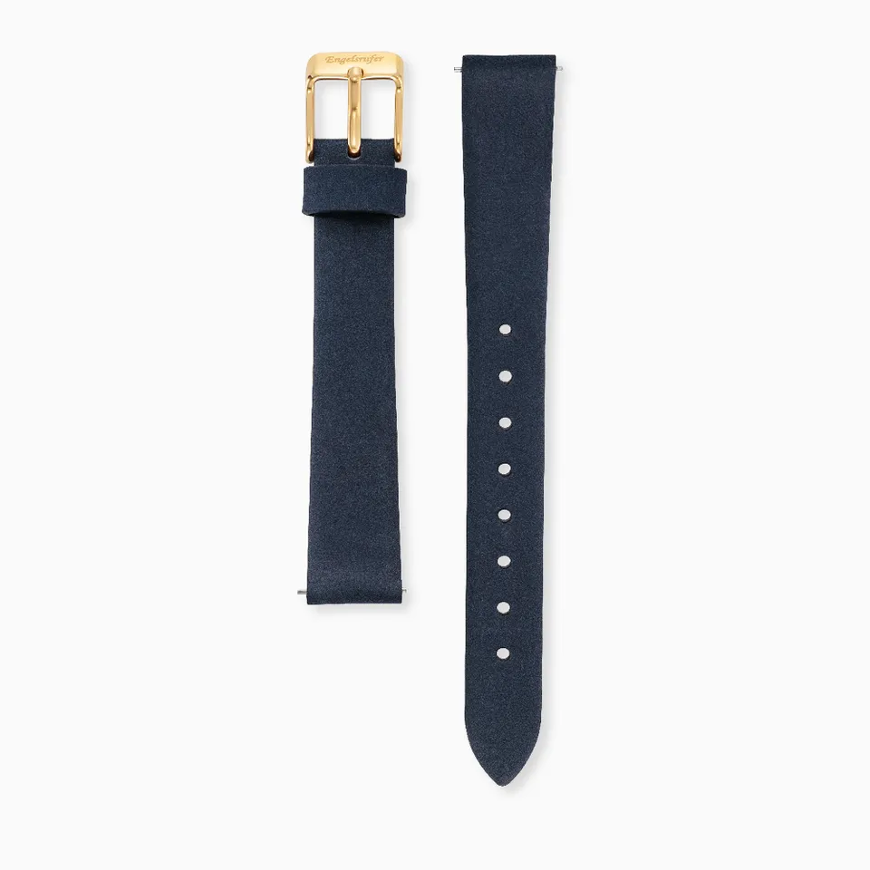 Engelsrufer cinturino orologio pelle blu 12 mm oro
