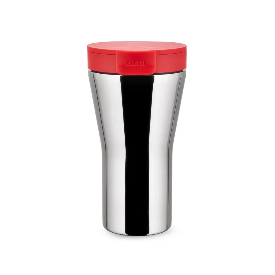 Alessi Caffa GIA24 R Travel Mug Acciaio Rossa
