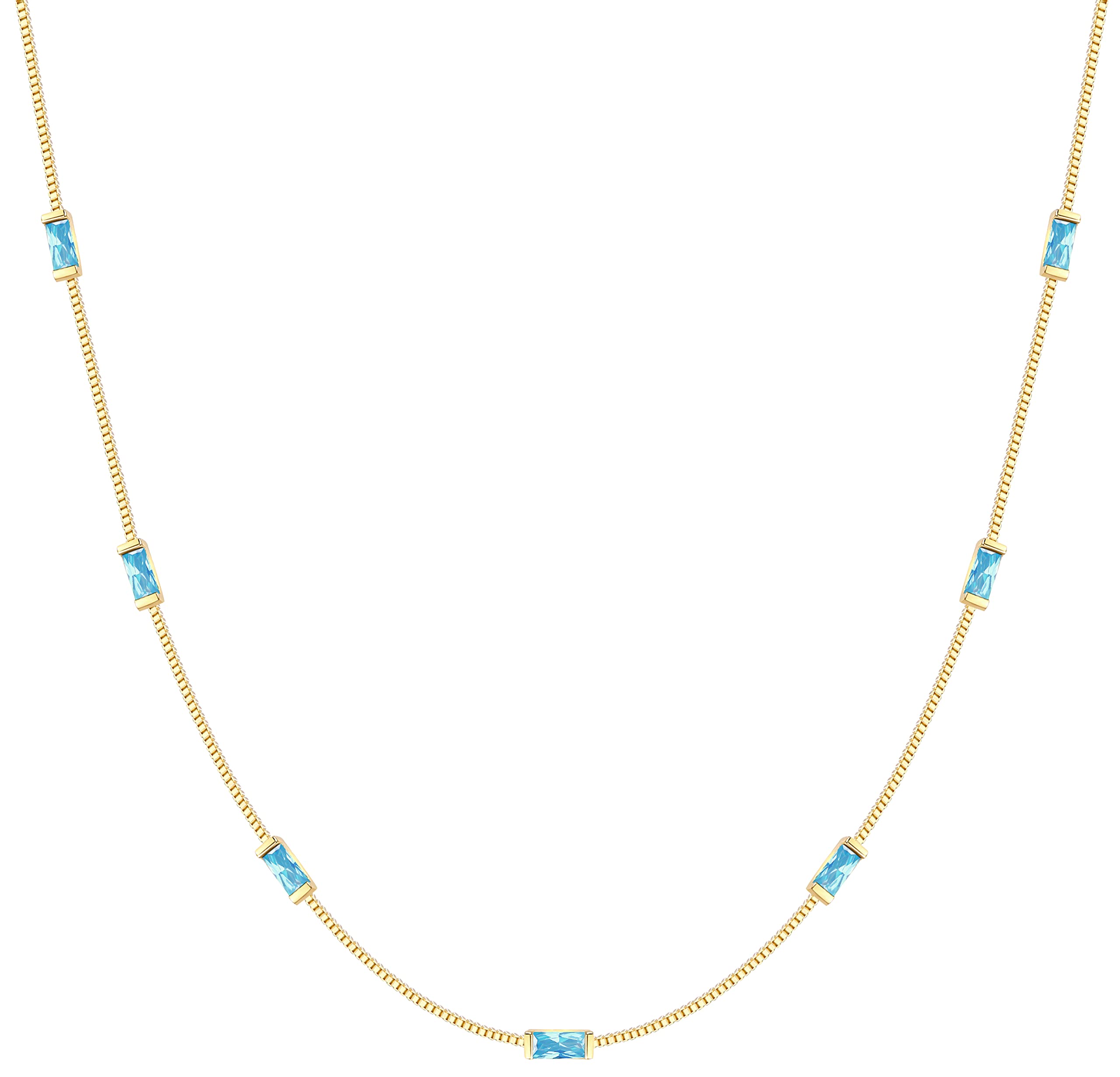 Louisa Secret Necklaces Collana Donna Baguette Argento 925 Oro