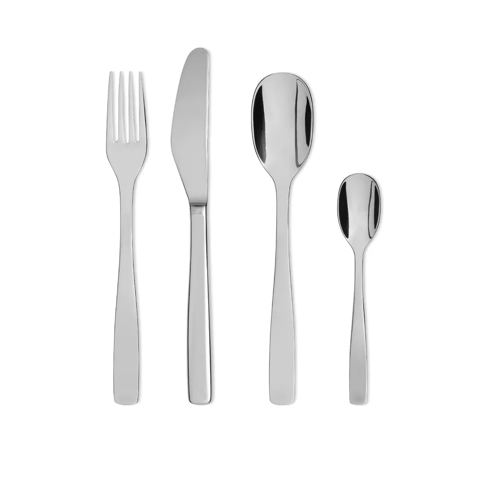 Alessi KnifeForkSpoon AJM22S24M Servizio Posate 24 Pezzi Acciaio 18/10