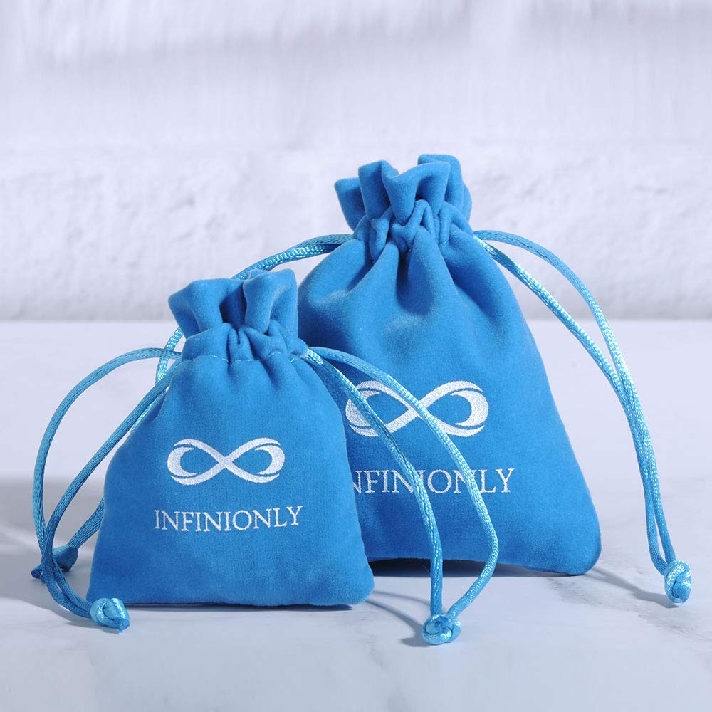 INFINIONLY Infinito bracciale argento zirconi oro