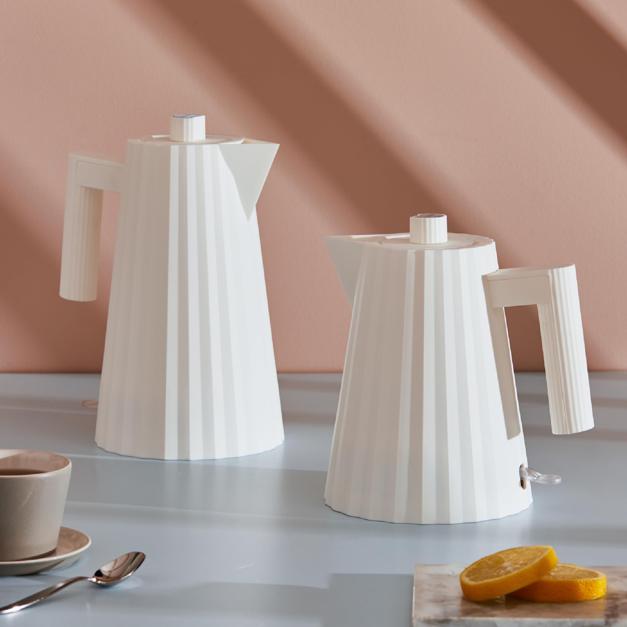 Alessi Plissé MDL06 W Bollitore Elettrico Bianco 1,7 L