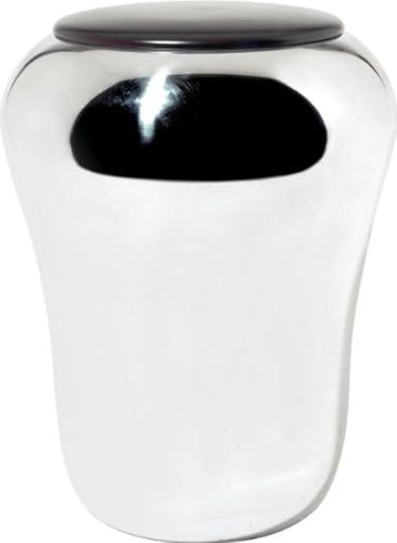 Alessi Babà SG74 sgabello cesto acciaio legno 46,5 cm
