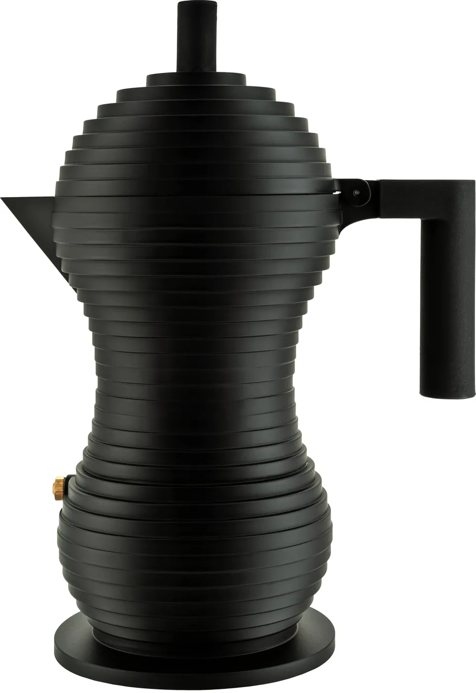 Alessi Pulcina MDL02/6 BB Caffettiera 6 Tazze Nero Alluminio