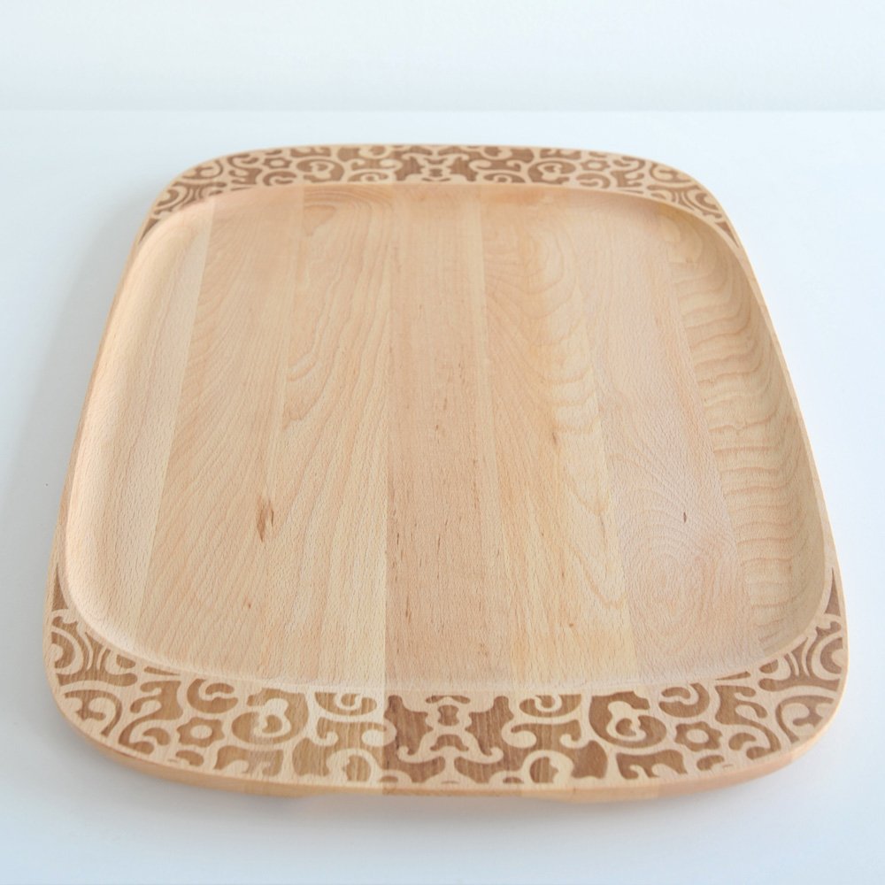 Alessi Dressed in Wood MW27/65 Vassoio Faggio