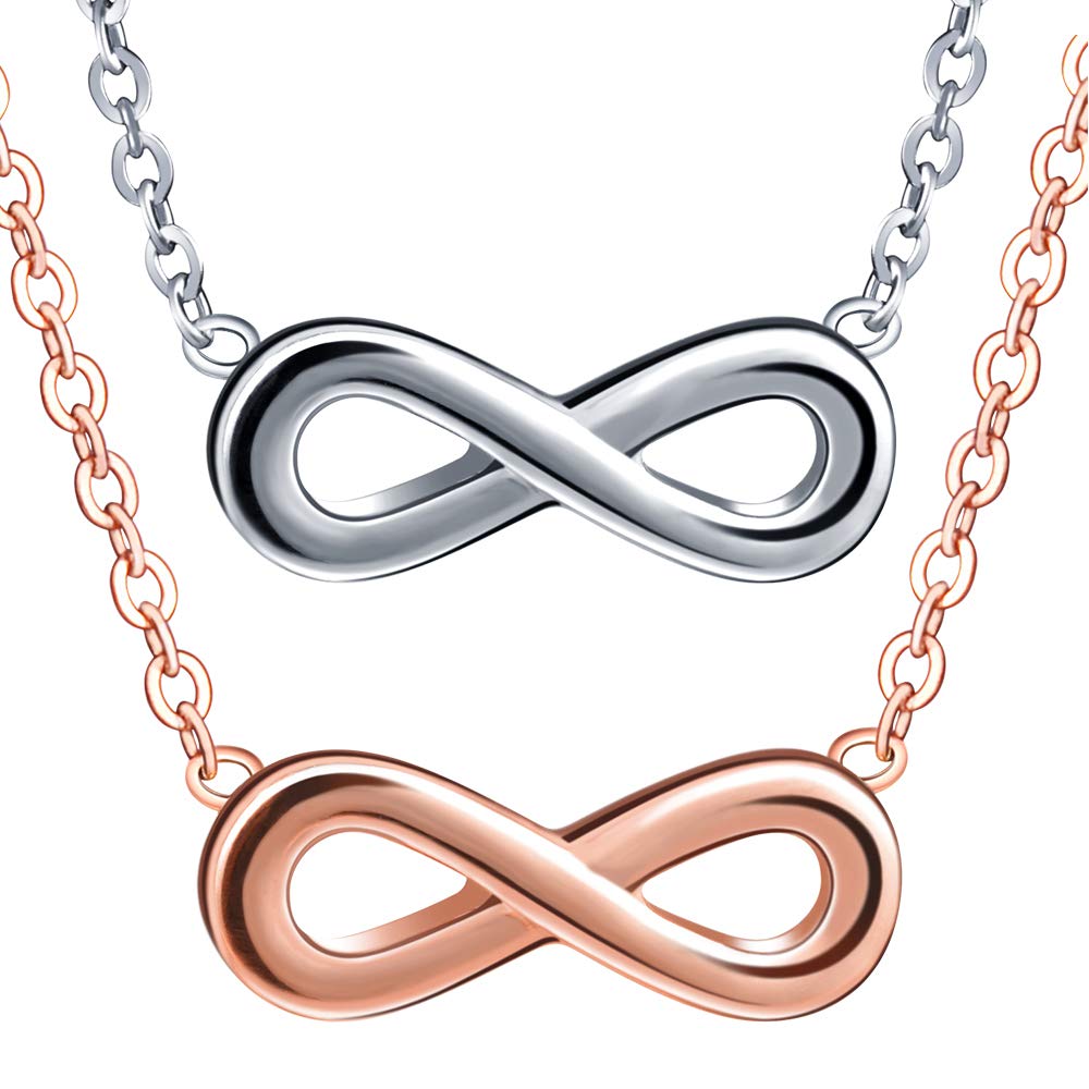 Infinionly Fashion Necklaces Collana Infinito Multicolor