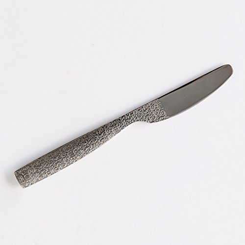 Alessi Dressed coltello tavola acciaio decoro 21 cm