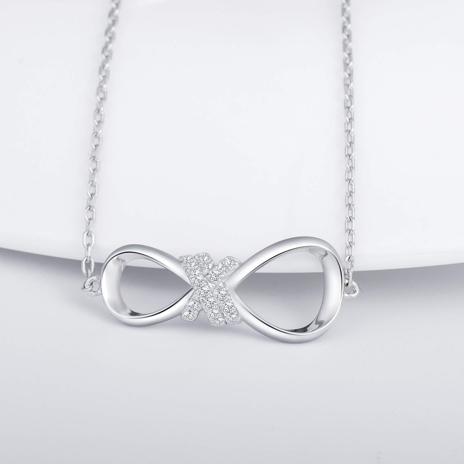 INFINIONLY Fashion Bracciale argento 925 infinito zirconi