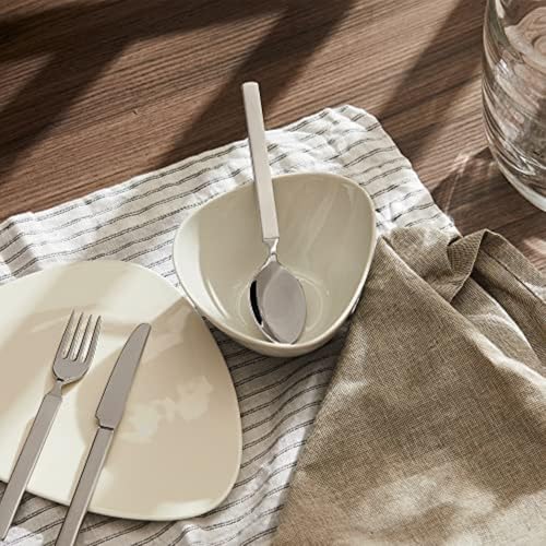 Alessi Dry 4180/4 Cucchiai Dessert Acciaio Set 6 pz 17 cm