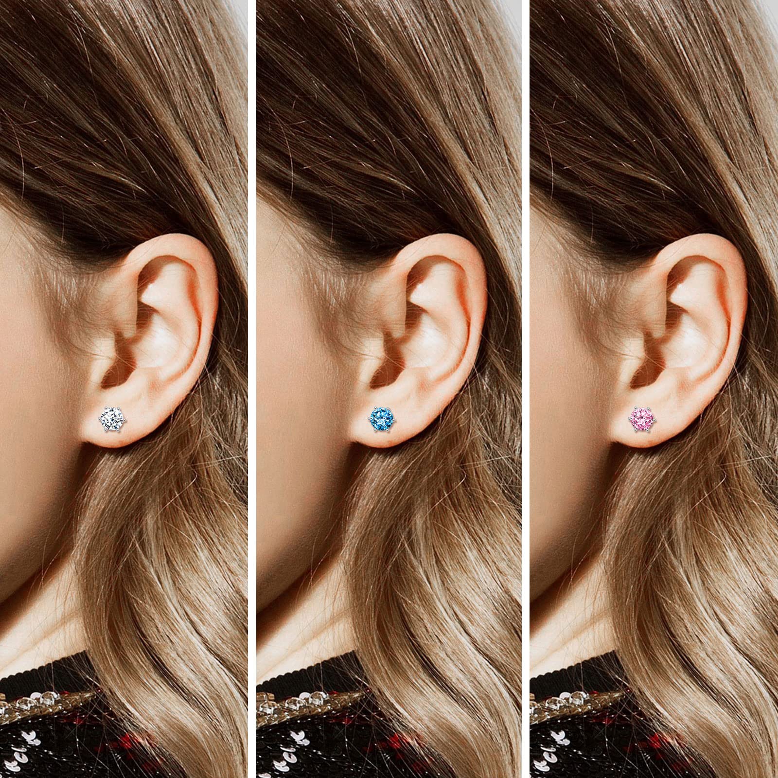 Infinionly Fashion Earrings orecchini argento 925 multicolore