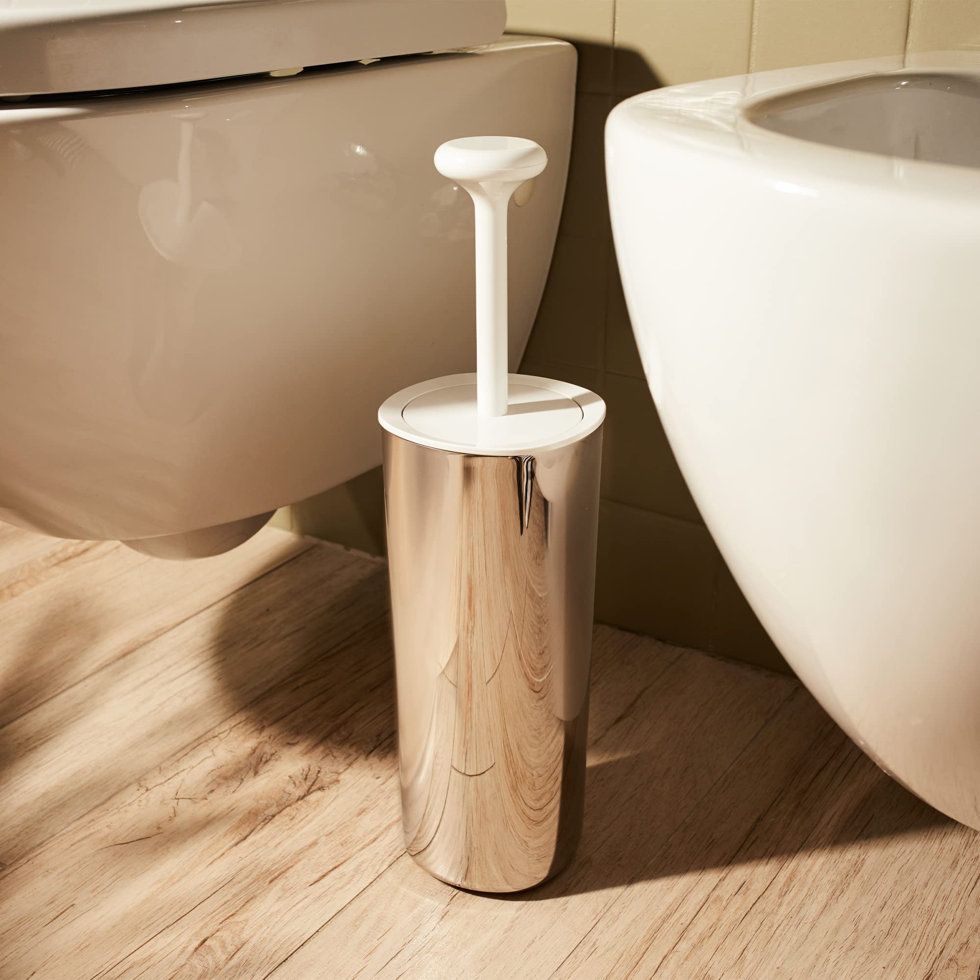 Alessi Birillo PL08 W Scopino Bagno Bianco PMMA