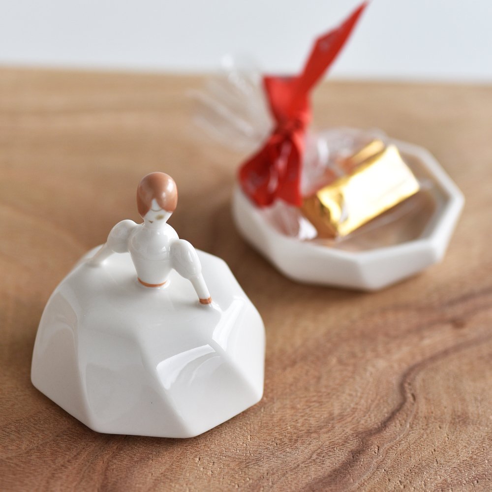 Alessi AAA02 La Petite Mariée Bomboniera Porcellana Multicolore