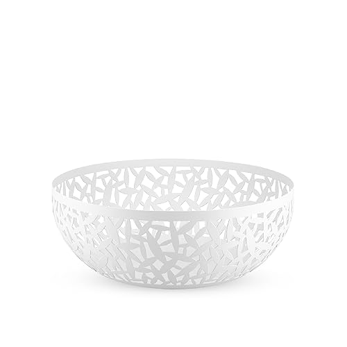 Alessi Cactus MSA04/29 fruttiera traforata bianca 29 cm